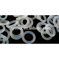 O-Ring de borracha do silicone do produto comestível / selos da válvula do eixo O anel-anéis de silicone do silicone do anel claro selos